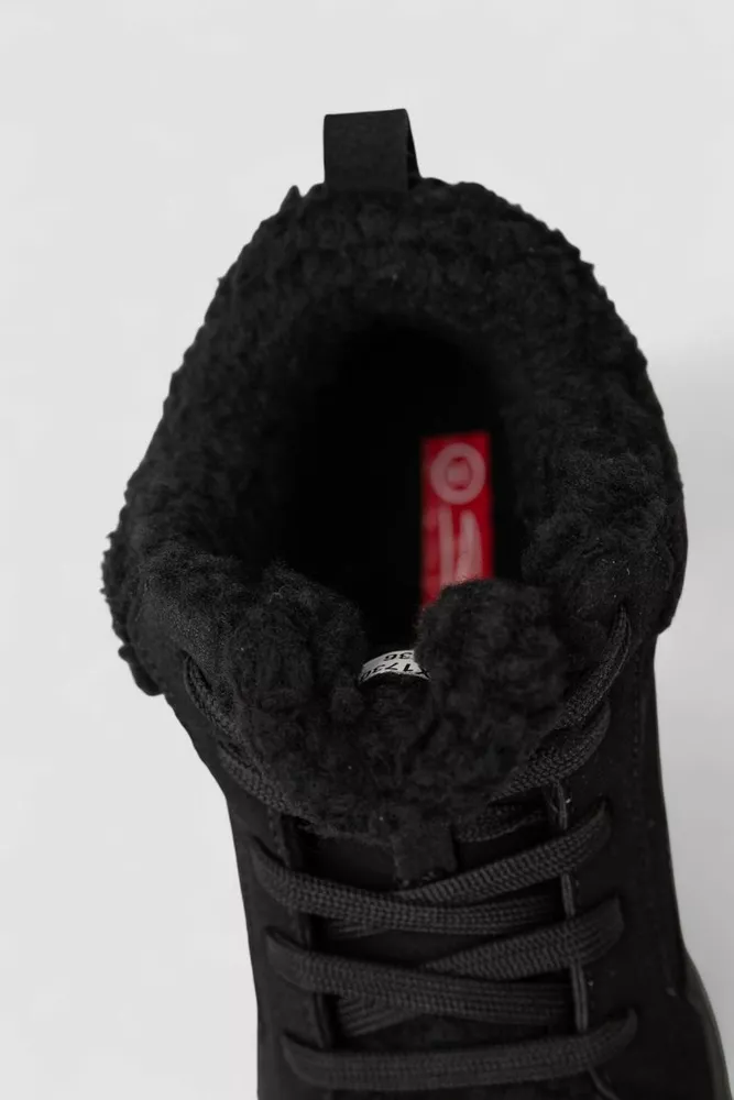 Купить Кроссовки женские зимние на меху, цвет черный, 248RCX1730 - Фото №6