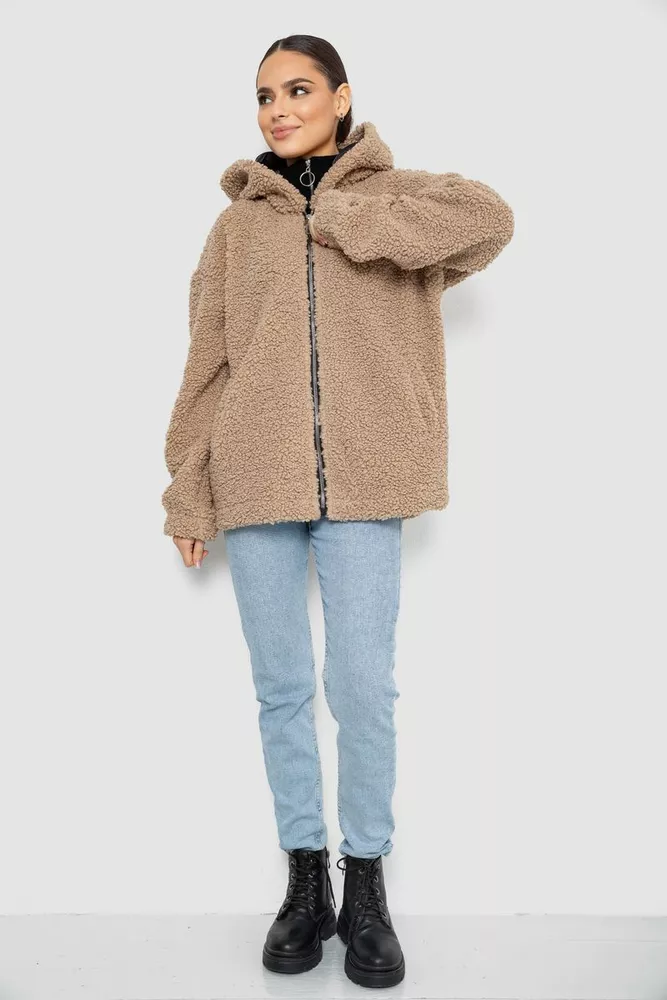 Купити Кофта жіноча ошатна 186R622, колір бежевий, 102R5265 оптом - Фото №2