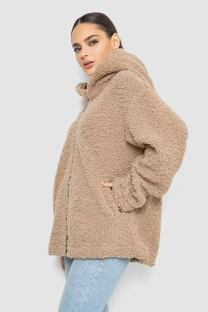 Купити Кофта жіноча ошатна 186R622, колір бежевий, 102R5265 оптом - Фото №3