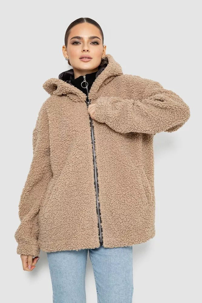 Купити Кофта жіноча ошатна 186R622, колір бежевий, 102R5265 оптом - Фото №1