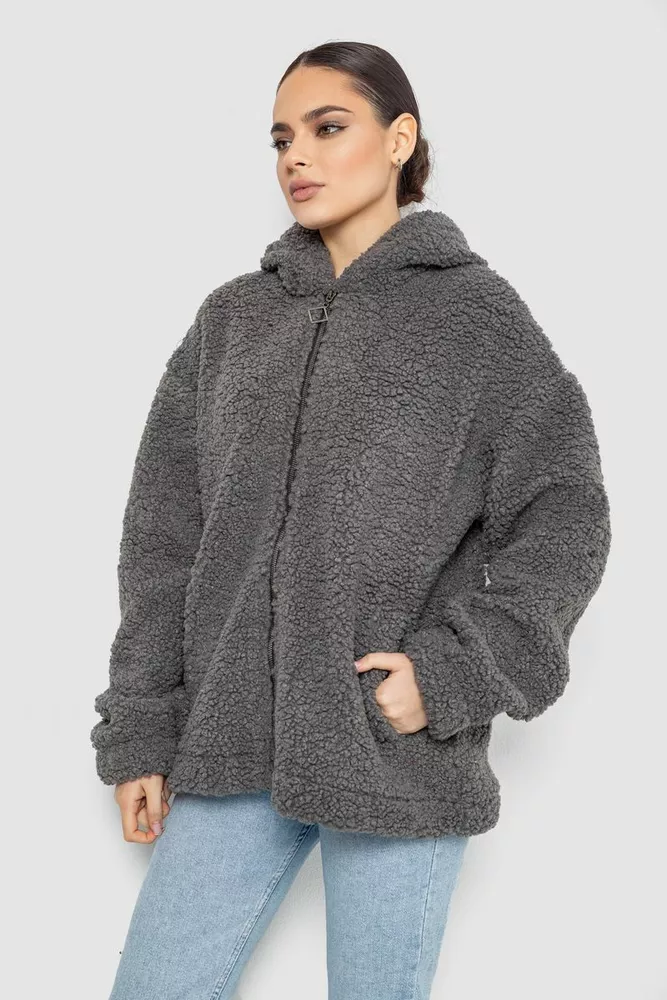 Купити Кофта жіноча ошатна 186R622, колір сірий, 102R5265 оптом - Фото №3
