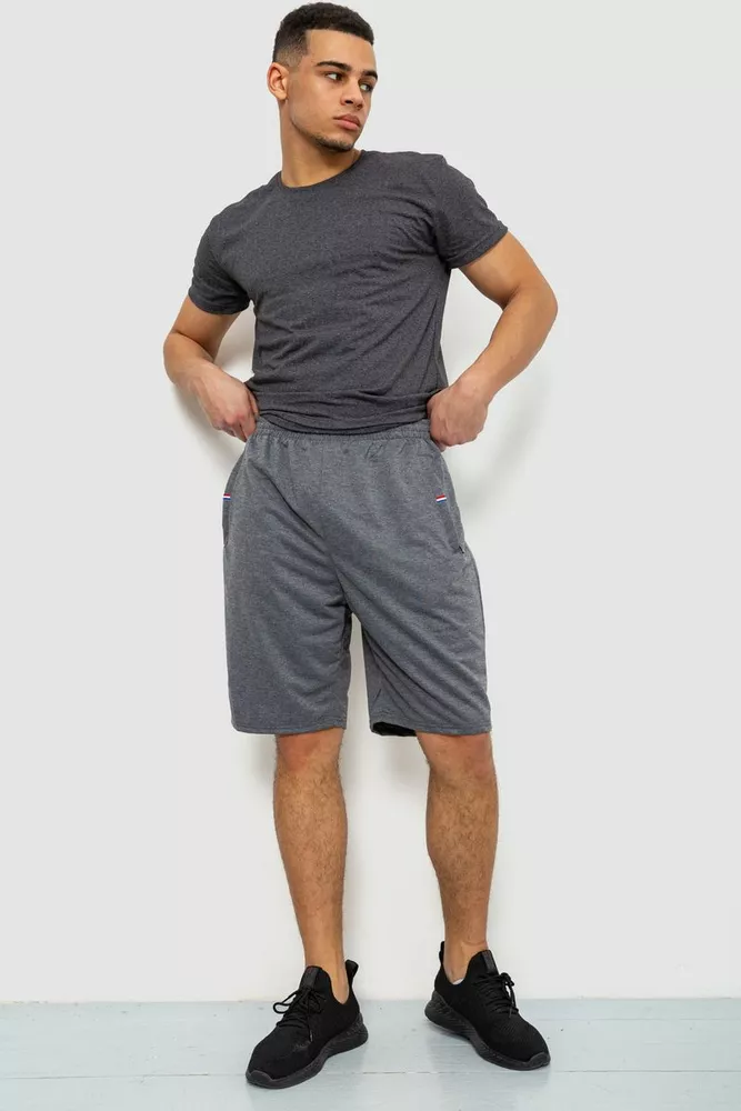 Купити Шорти чоловічі, колір сірий, 244R6369 оптом - Фото №2