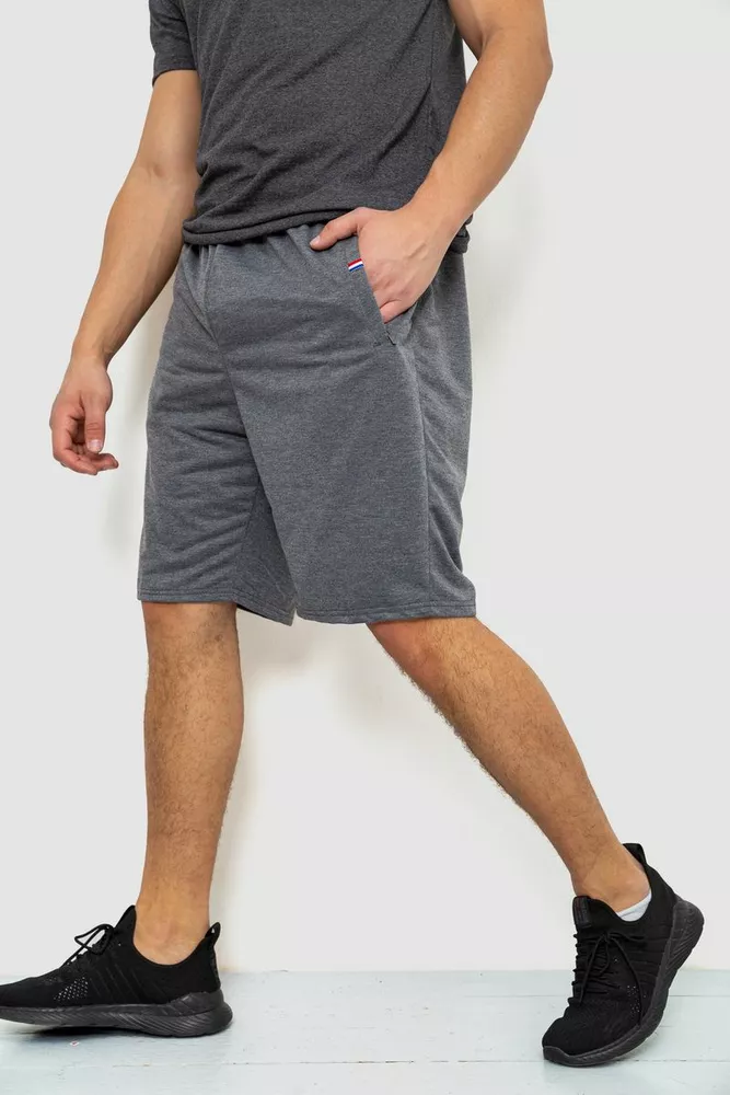 Купити Шорти чоловічі, колір сірий, 244R6369 оптом - Фото №3