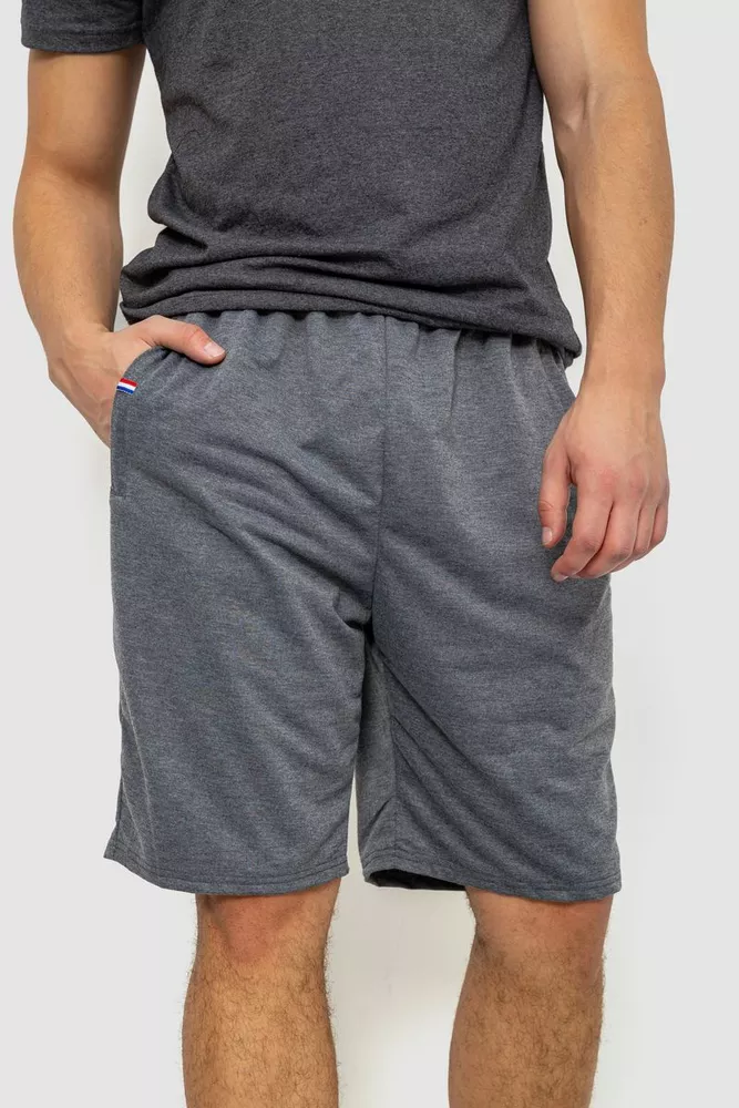 Купити Шорти чоловічі, колір сірий, 244R6369 оптом - Фото №1