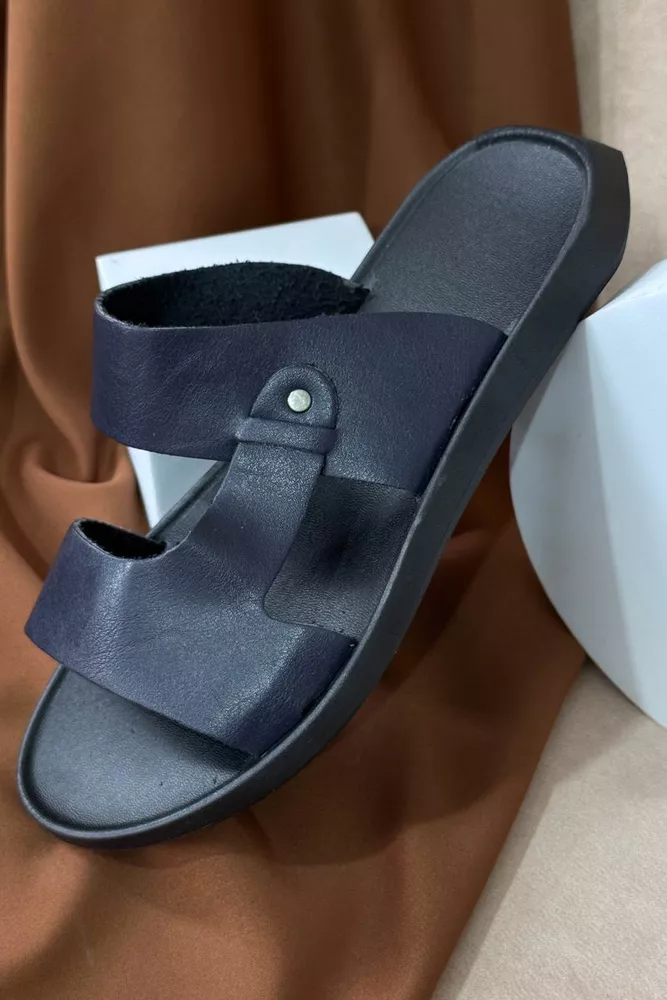 Купити Сандалії чоловічі, колір синій, 214R90 оптом - Фото №2