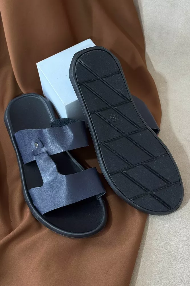 Купити Сандалії чоловічі, колір синій, 214R90 оптом - Фото №4