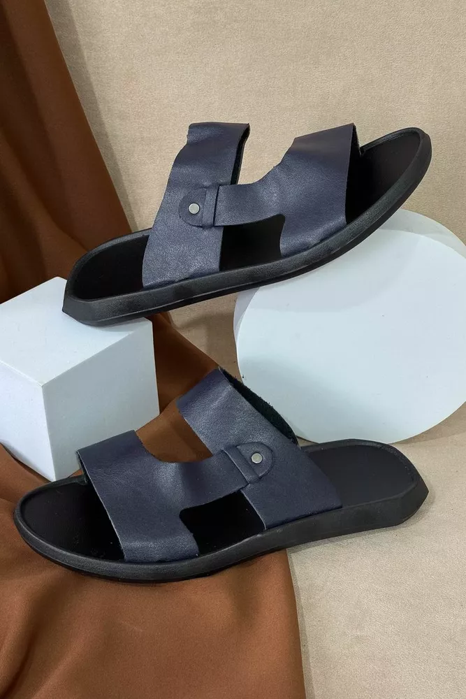 Купити Сандалії чоловічі, колір синій, 214R90 оптом - Фото №1