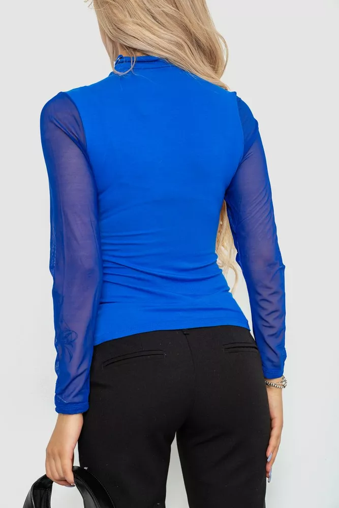 Купити Кофта жіноча, колір синій, 186R506 оптом - Фото №4