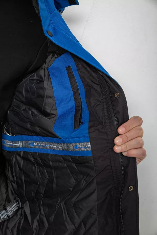 Купить Куртка мужская демисезонная с капюшоном, цвет электрик, 244RZ-2521 - Фото №6