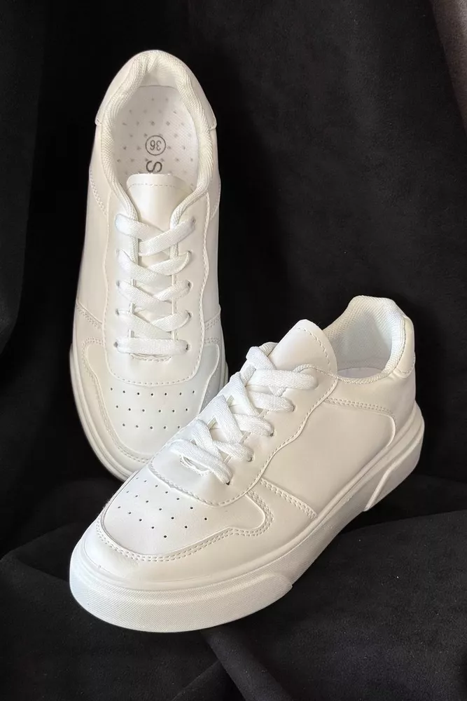 Купить Кеды женские, цвет белый, 248RR213 оптом - Фото №3