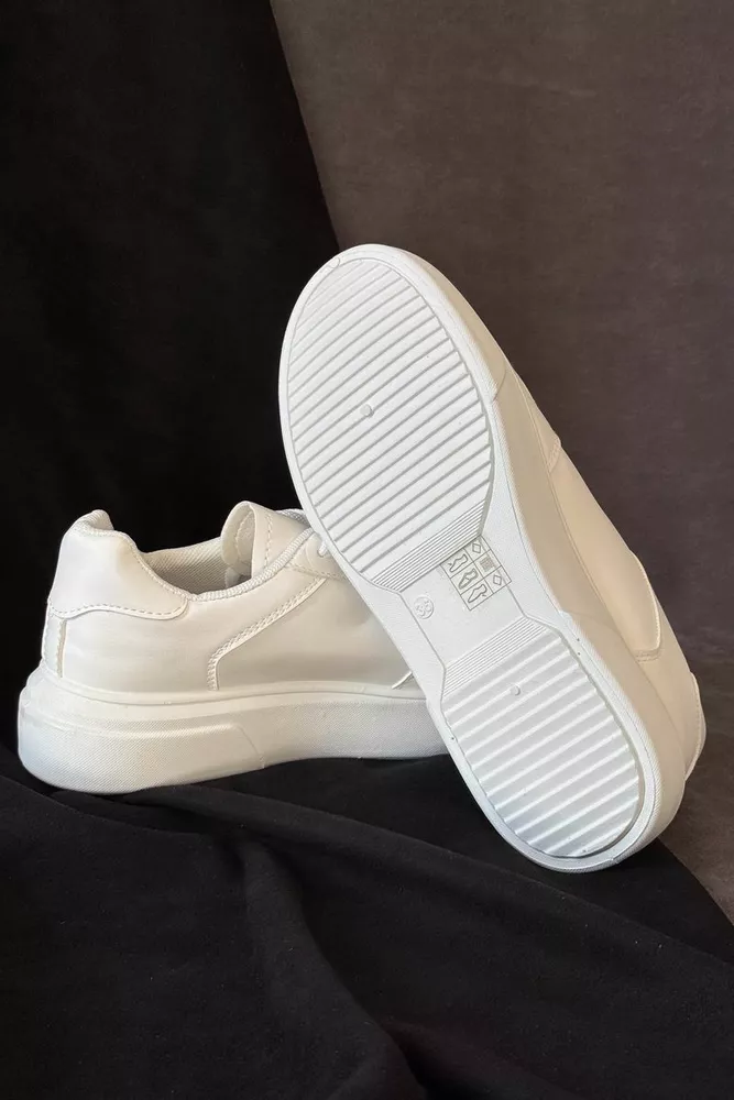 Купить Кеды женские, цвет белый, 248RR213 оптом - Фото №5