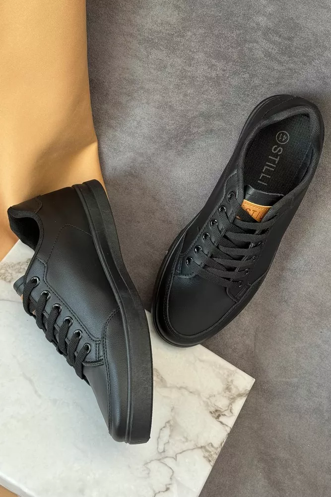 Купити Кеди чоловічі, колір чорний, 248RR200 - Фото №3