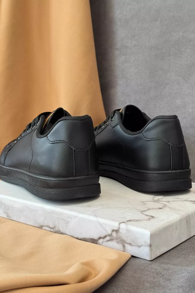 Купити Кеди чоловічі, колір чорний, 248RR200 - Фото №4