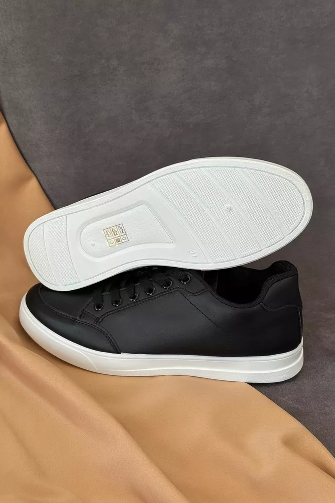 Купити Кеди чоловічі, колір чорно-білий, 248RR200 - Фото №5