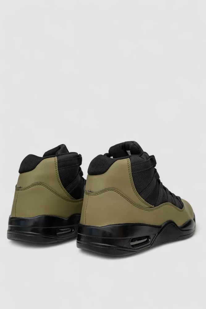 Купити Кросівки чоловічі, колір хакі, 248RST167 - Фото №4
