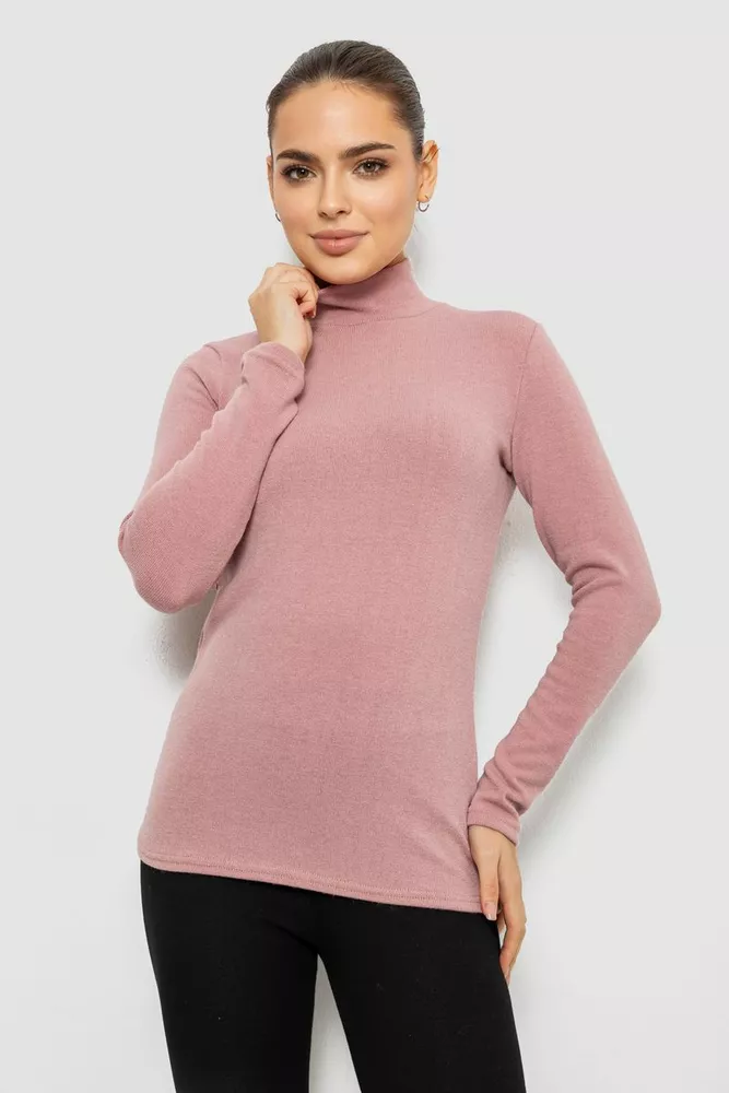 Купить Гольф женский однотонный  -уценка, цвет пудровый, 257R100-U - Фото №1