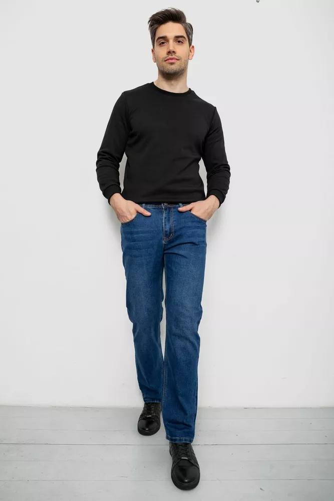 Купить Джинсы мужские демисезонные  -уценка, цвет синий, 244R9907-U - Фото №2