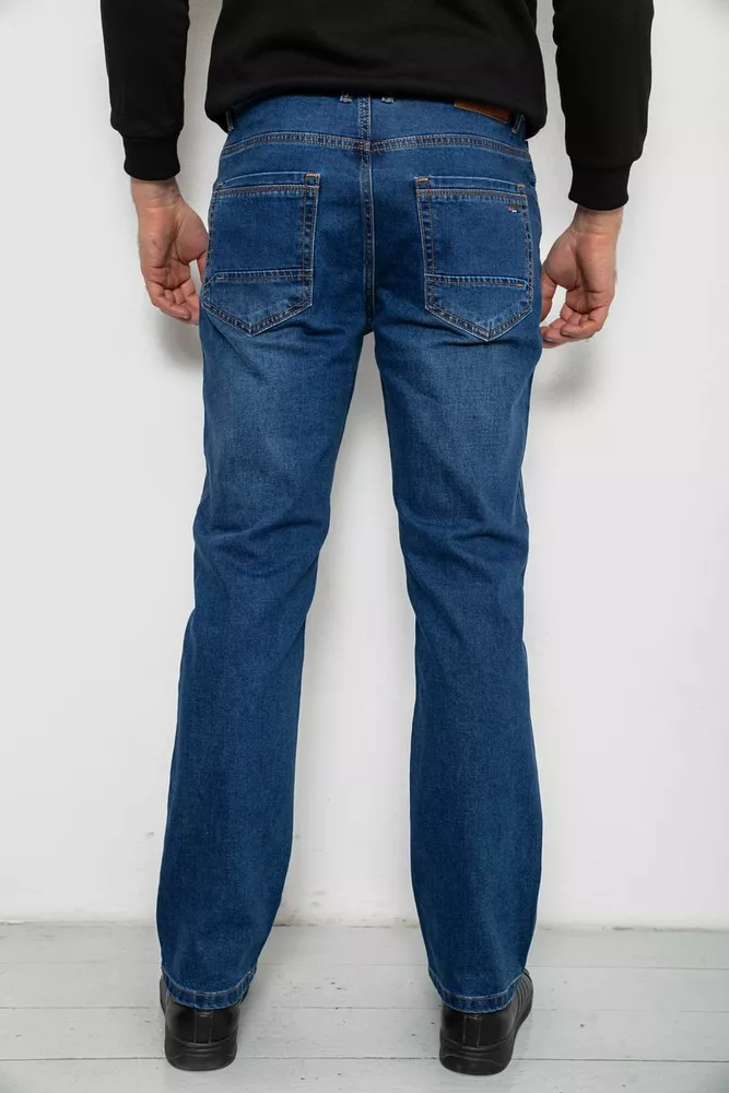 Купить Джинсы мужские демисезонные  -уценка, цвет синий, 244R9907-U - Фото №4