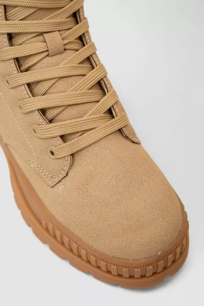 Купить Ботинки женские зимние на меху, цвет бежевый, 248RCX1750-3 - Фото №2