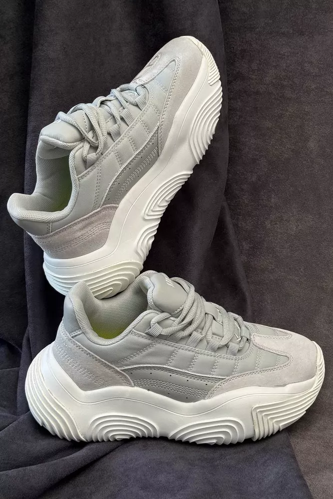 Купити Кросівки жіночі, колір сірий, 248RCX1250 оптом - Фото №1