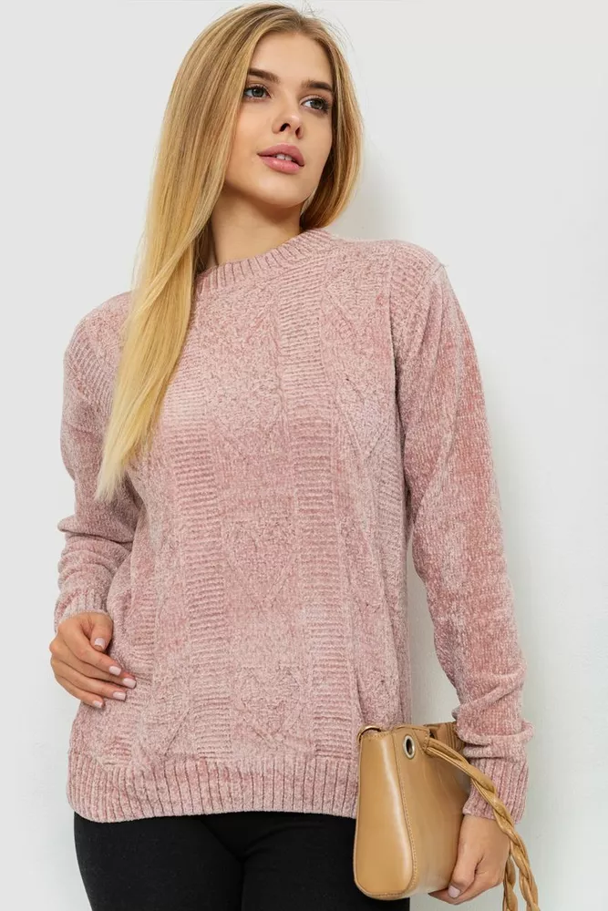 Купити Светр жіночий, колір світло-пудровий, 221R20PCS03 оптом - Фото №1