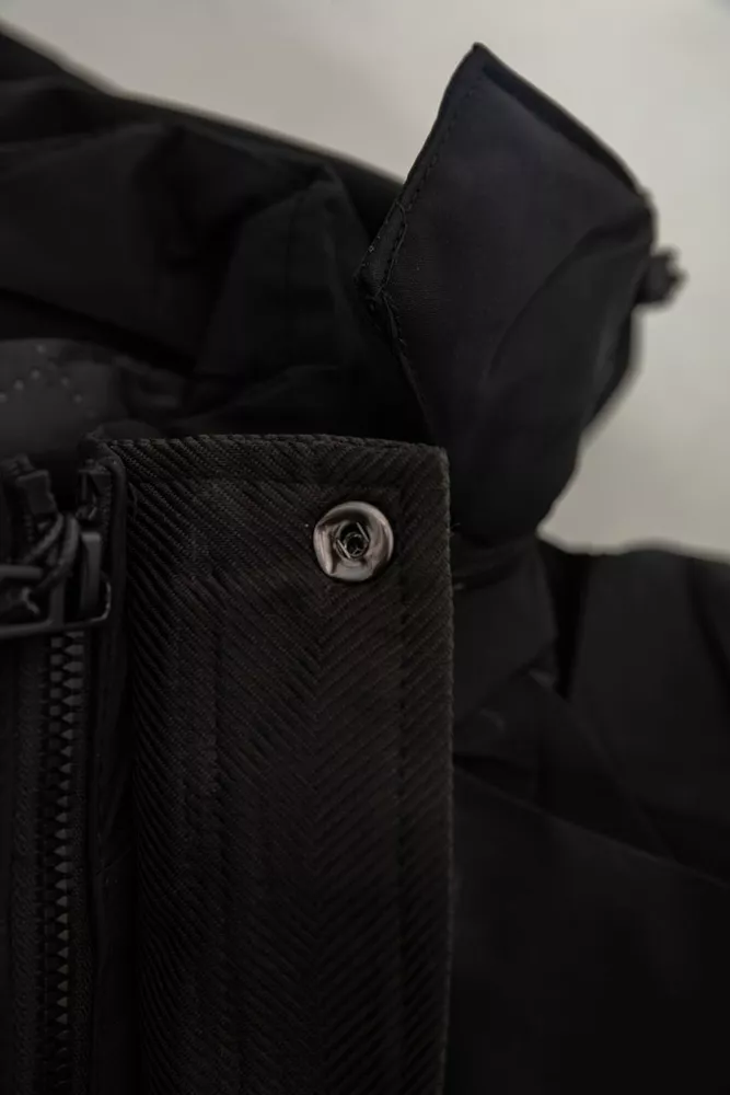 Купити Куртка чоловіча демісезонна з капюшоном  -уцінка, колір чорний, 214R61035-U-13 оптом - Фото №7