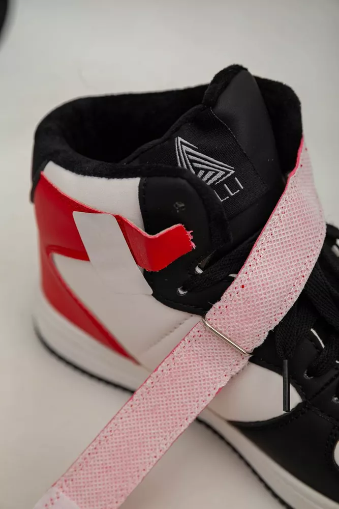 Купити Кросівки чоловічі зимові на хутрі  -уцінка, колір біло-червоний, 248RH1020-U-13 - Фото №8