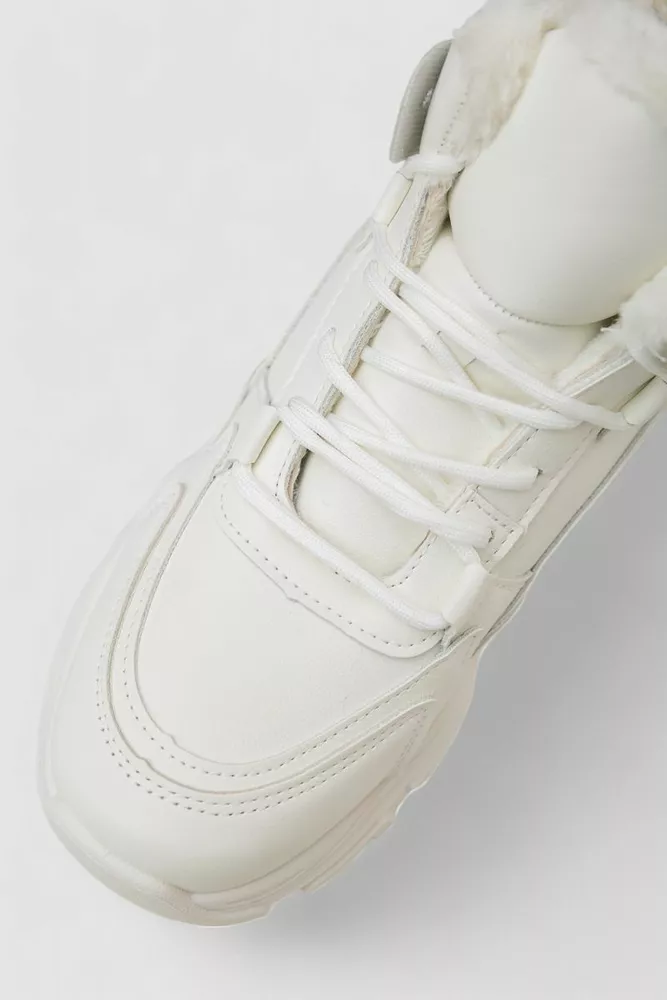 Купити Кросівки жіночі зимові на хутрі  -уцінка, колір білий, 248RDM06-U-1 - Фото №2