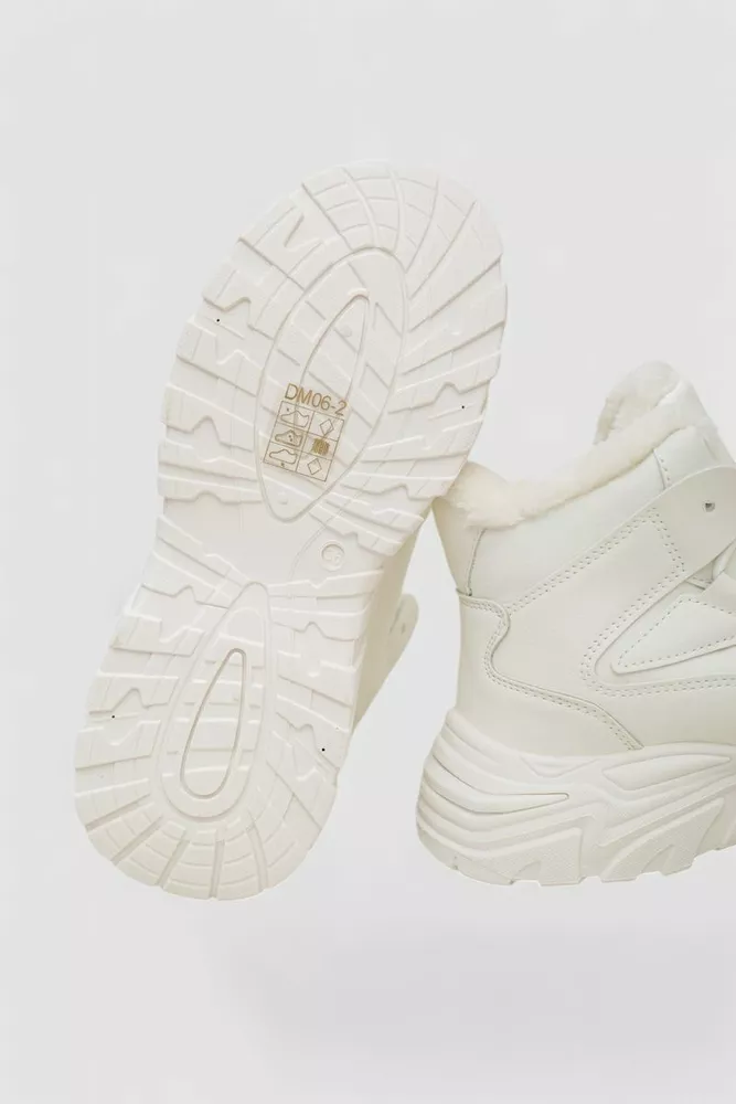 Купити Кросівки жіночі зимові на хутрі  -уцінка, колір білий, 248RDM06-U-1 - Фото №7