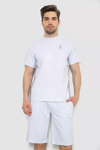 Костюм чоловічий повсякденний, колір білий, 238R1570