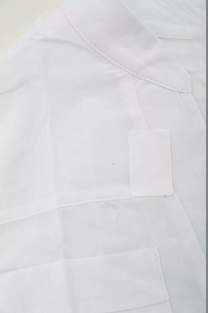 Купить Блуза однотонная  -уценка, цвет белый, 230RR-96-U-2 - Фото №6