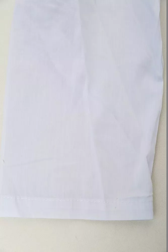 Купить Блуза однотонная  -уценка, цвет белый, 230RP-96-1-U-6 - Фото №7