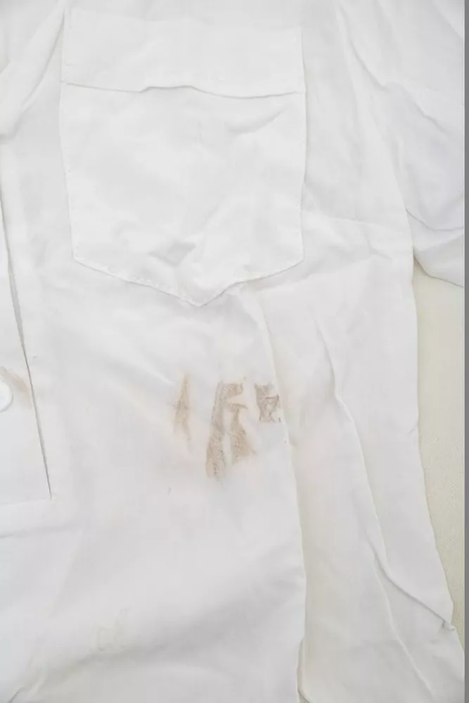 Купить Блуза однотонная  -уценка, цвет белый, 230RP-96-1-U-8 - Фото №7