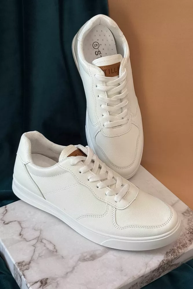 Купить Кеды мужские, цвет белый, 248RR201 - Фото №1