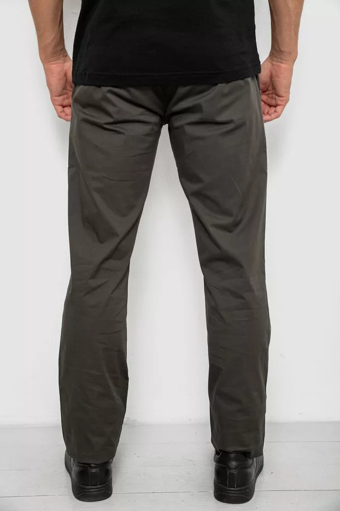 Купить Брюки мужские классические, цвет хаки, 243RXK39-7 - Фото №4