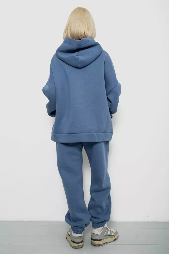 Купить Спортивный костюм женский на флисе, цвет джинс, 247R2016 - Фото №4