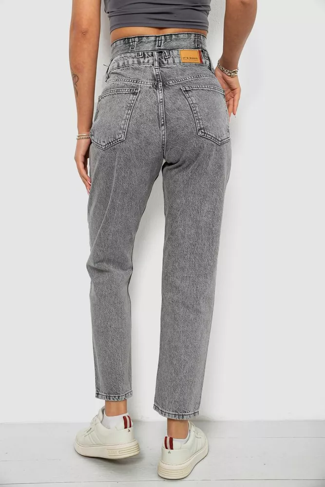 Купить Джинсы женские MOM, цвет серый, 244R1904S21 - Фото №4