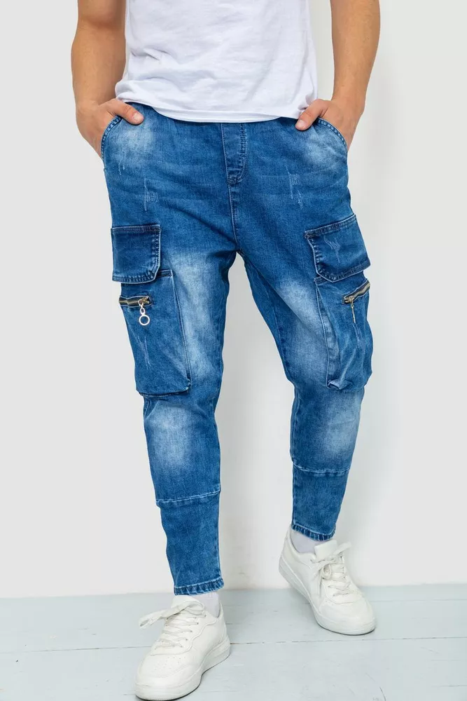 Купить Джинсы мужские, цвет синий, 129R8359 - Фото №1