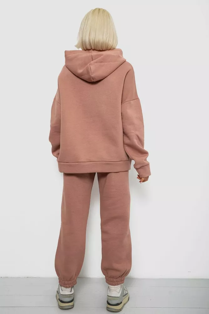 Купить Спортивный костюм женский на флисе, цвет мокко, 247R2016 - Фото №4