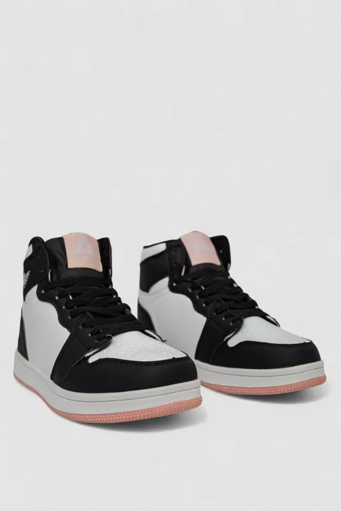 Купить Кроссовки женские зимние на меху, цвет бело-розовый, 248RH1030 - Фото №3