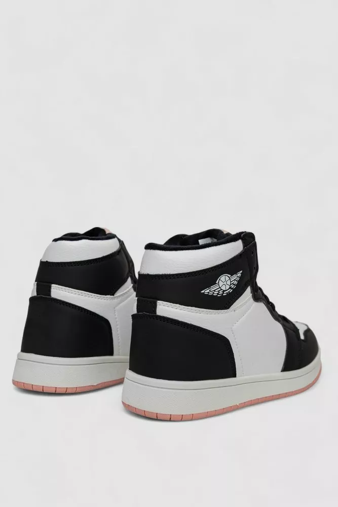 Купить Кроссовки женские зимние на меху, цвет бело-розовый, 248RH1030 - Фото №4