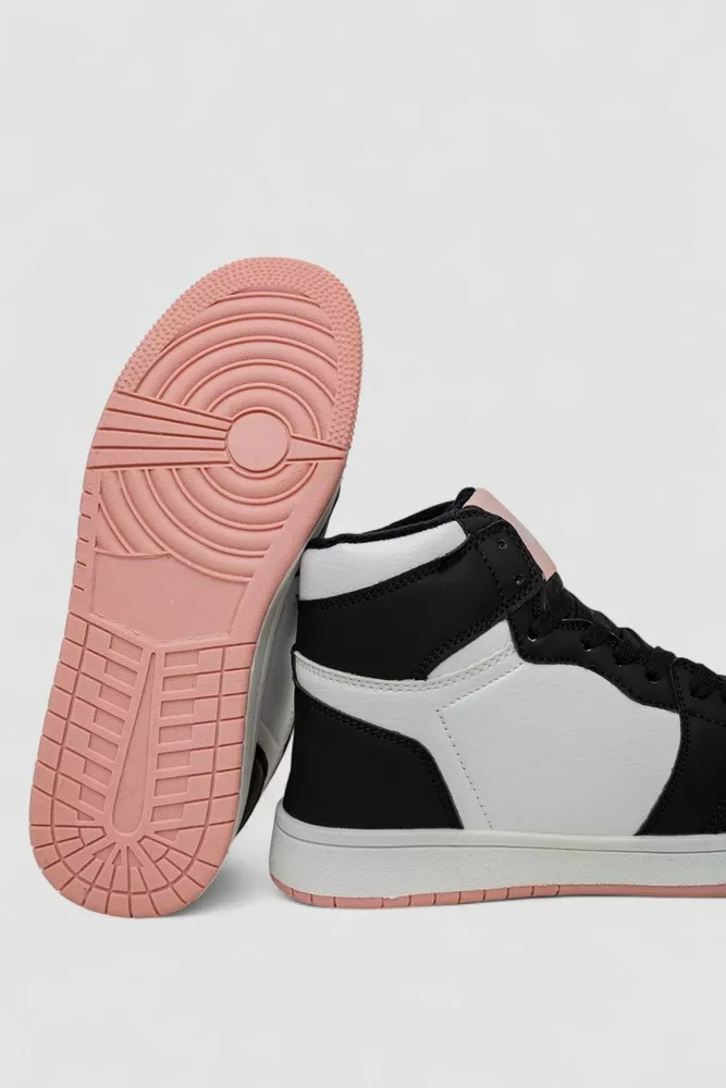 Купить Кроссовки женские зимние на меху, цвет бело-розовый, 248RH1030 - Фото №5