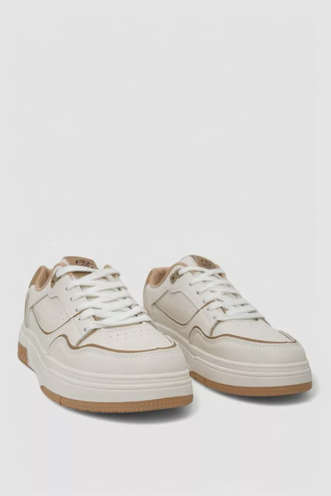 Купить Кроссовки мужские демисезонные, цвет бежево-коричневый, 243RHK33 оптом - Фото №3