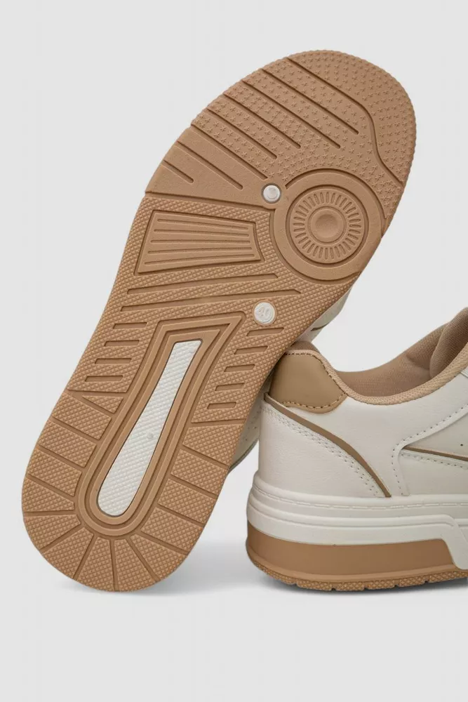 Купить Кроссовки мужские демисезонные, цвет бежево-коричневый, 243RHK33 оптом - Фото №5