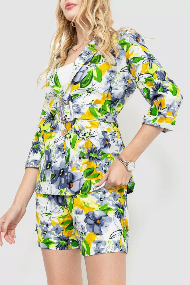 Купити Костюм жіночий, колір сіро-жовтий, 115R0451 оптом - Фото №3
