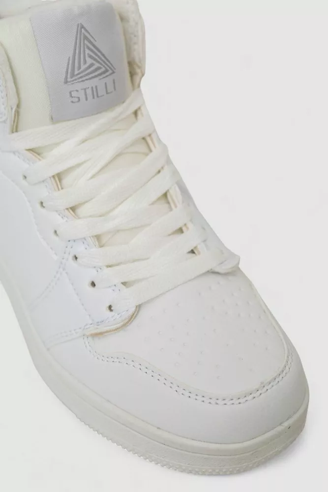 Купить Кроссовки женские зимние на меху, цвет белый, 248RH1030 - Фото №2