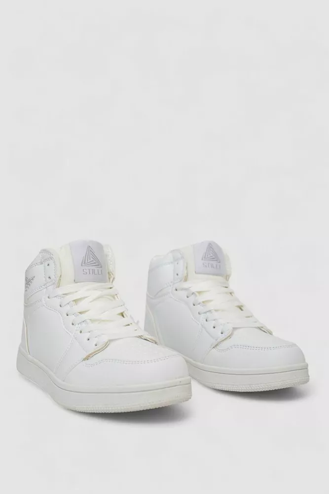 Купить Кроссовки женские зимние на меху, цвет белый, 248RH1030 - Фото №3