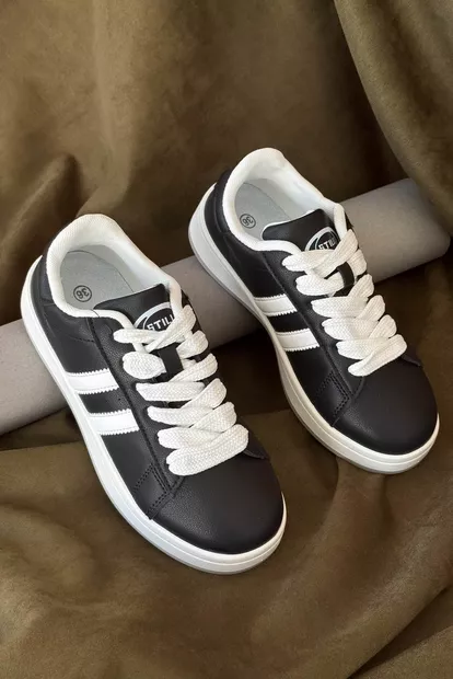 Кеди жіночі, колір чорно-білий, 248RJH100-16