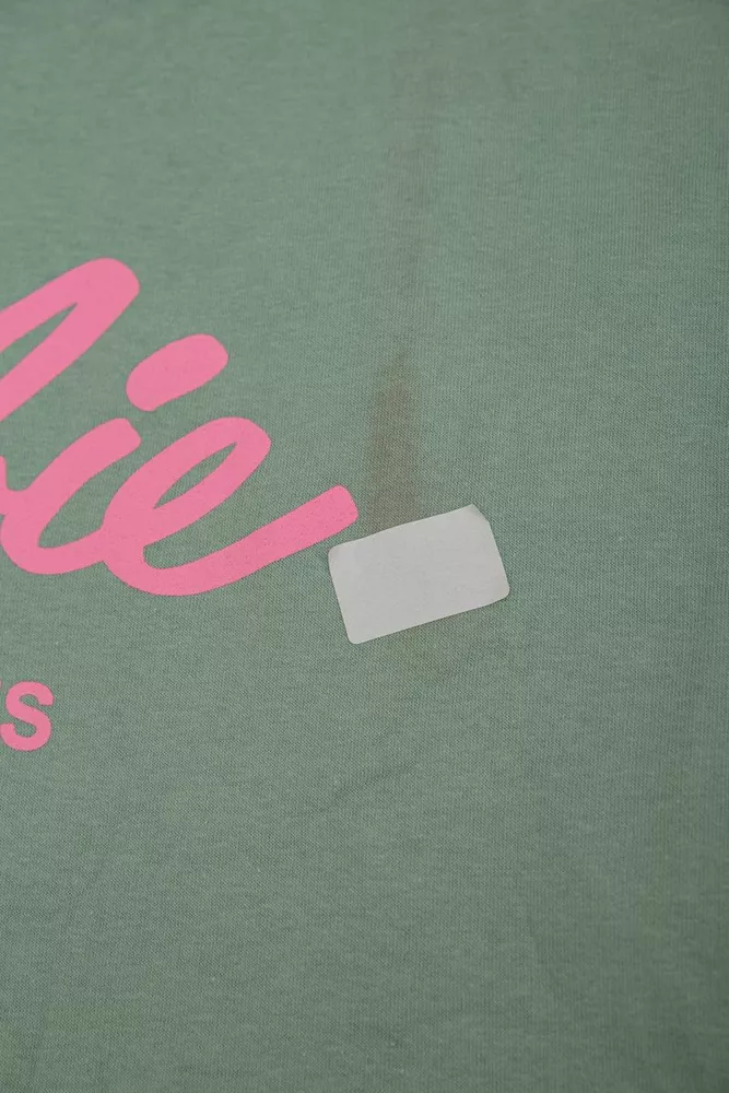 Купить Худи женский утепленный  -уценка, цвет оливковый, 244RK707-U-1 - Фото №8