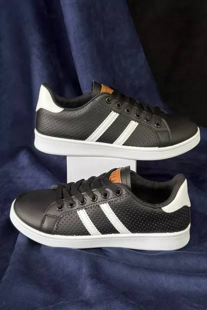 Кеди жіночі, колір чорно-білий, 248RR67